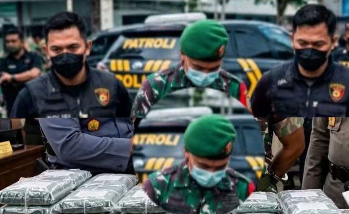 VIRAL! OKNUM APARAT TNI TERSANGKUT KASUS SABU, 46,93 kg, Capai Rp84,49 M